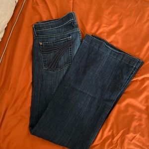 7 For All Mankind dark wash Jean